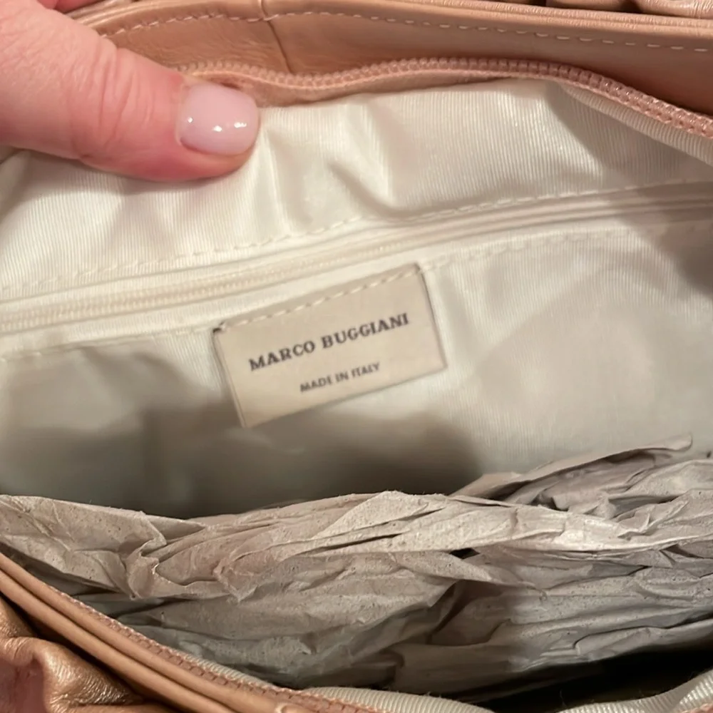 Marco Buggiani NEW rose gold leather bag - Picture 4 of 5